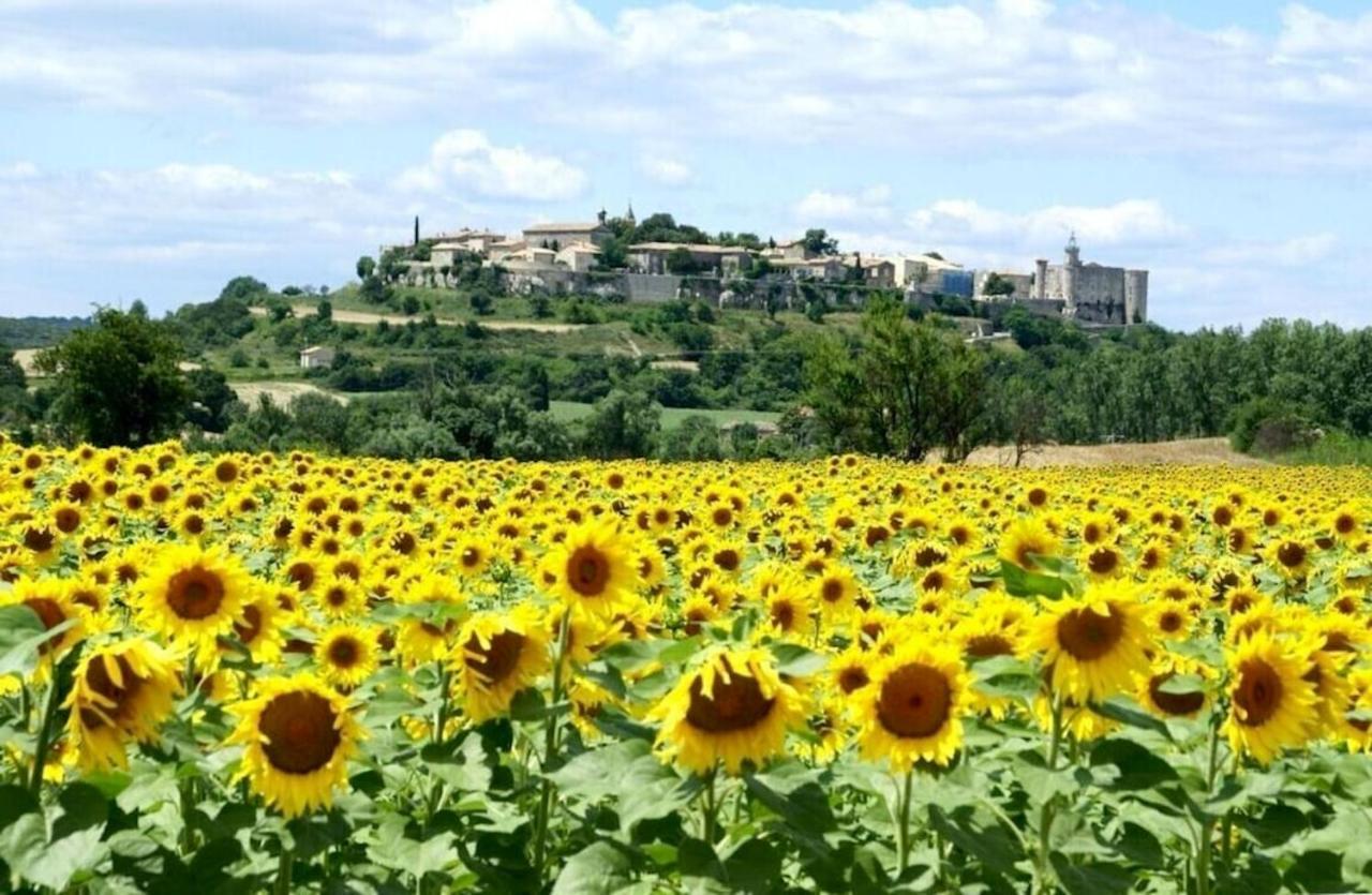 Villa Charmante A Lussan Avec Piscine Privee Et Jardin Closa Екстериор снимка